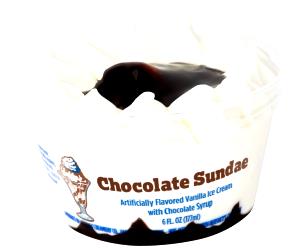 1 Sundae (6 Fl Oz) Prepackaged Ice Cream Sundae (Flavors Other Than Chocolate)
