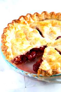 1 Surface Inch Cherry Pie (Two Crust)