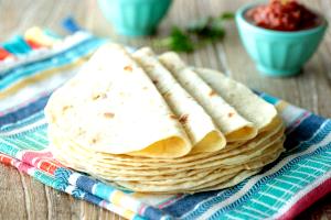1 Surface Inch Flour Tortilla