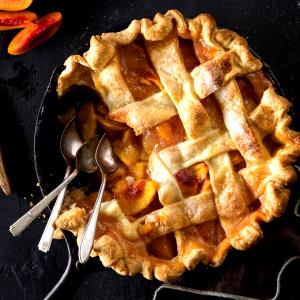 1 Surface Inch Peach Pie (Two Crust)