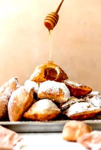 1 Surface Inch Sopaipilla with Syrup or Honey