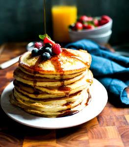 1 Surface Inch Sour Dough Pancakes
