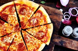 1 Surface Inch Thin Crust No Cheese Pizza
