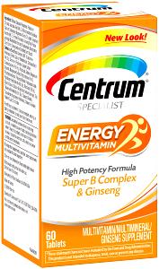 1 tablet (2 g) Specialist Energy