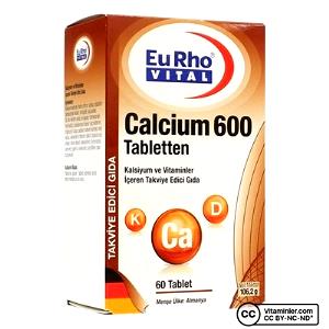 1 tablet Calcium 600 Mg