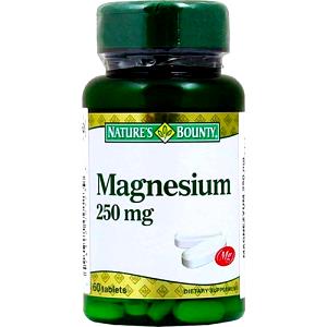 1 tablet Magnesium 250mg
