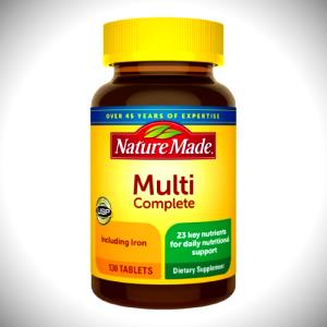 1 tablet Multi Complete with Iron