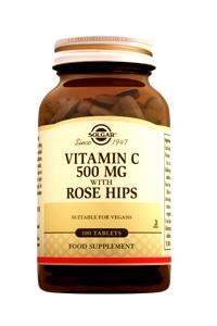 1 tablet Vitamin C with Rose Hips