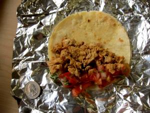 1 taco (109 g) Salsa Fresca Chicken Taco