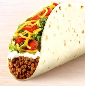 1 taco (123.3 g) Soft Taco Supreme - Beef