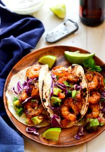 1 taco (131 g) Grilled Mesquite Shrimp Taco