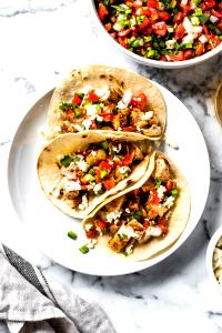 1 taco (132 g) Health Mex Chicken Taco
