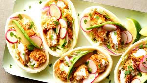 1 taco (134 g) Fried Baja Breaded Fish Taco