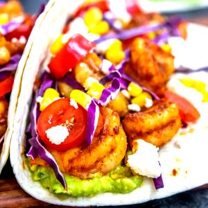 1 taco (148 g) Salsa Verde Shrimp Taco