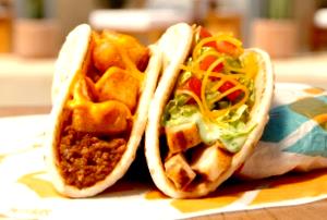 1 taco (153 g) Flatbread Chicken Taco