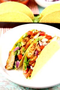 1 taco (5 oz) Blackened Chicken Taco