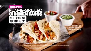 1 taco (85 g) Flame-Grilled Chicken Fajita Taco