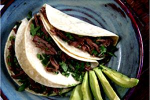 1 taco Brisket Taco on Flour