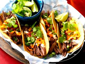 1 Taco Brisket Tacos W/ Jalape?O BBQ Sauce