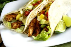 1 taco Seared Swordfish Taco