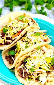 1 Taco Taco, Super Soft, Ground Beef - Wheat Tortilla