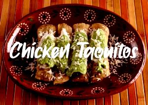 1 taquito (230 g) Chicken Taquito with Avocado Salsa