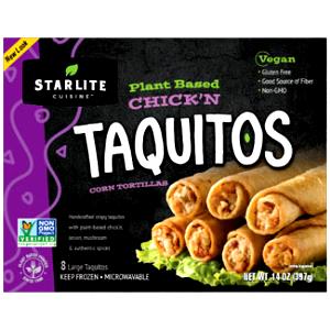 1 taquitos (51 g) Soy Taquitos - Meatless Chicken Style