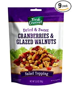 1 tbsp (10 g) Salad Toppers Dried Cranberries & Honey Roasted Pecans