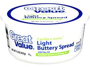 1 tbsp (14 g) Light Cardio Choice Buttery Spread