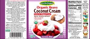 1 tbsp (15 ml) Heavy Coconut Cream
