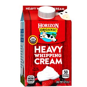 1 tbsp (15 ml) Organic Whipping Cream