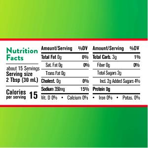 1 tbsp (15 ml) Salad Dressing