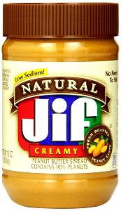 1 tbsp (16 g) Natural Creamy Peanut Butter Spread