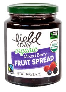 1 tbsp (18 g) 100% Mixed Berry Fruit Spread
