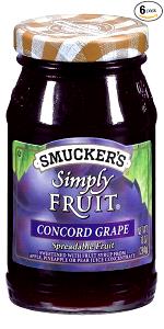 1 tbsp (19 g) Simply Fruit Concord Grape