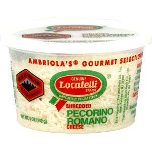 1 tbsp (5 g) Pecorino Romano Shredded Cheese