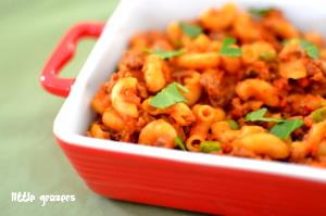 1 Tbsp Baby Food and Beef Tomatoes Macaroni