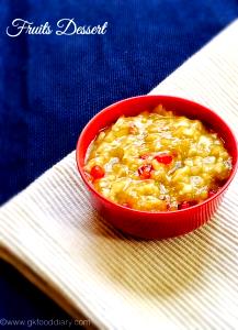 1 Tbsp Baby Food Fruit Dessert