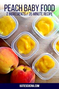 1 Tbsp Baby Food Peaches