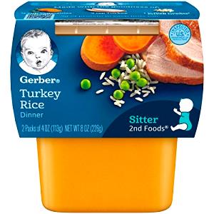 1 Tbsp Baby Food Rice and Vegetables Turkey