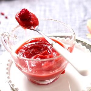 1 Tbsp Baby Food Strained Apple Raspberry