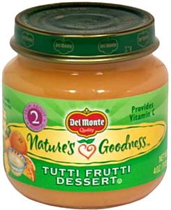 1 Tbsp Baby Food Tutti-Fruitti Pudding
