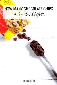 1 Tbsp Chocolate Chips, Semi-Sweet