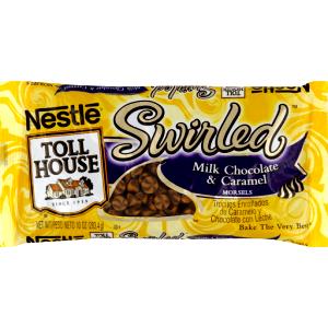 1 Tbsp Chocolate Chips, Swirled Milk Chocolate & Caramel