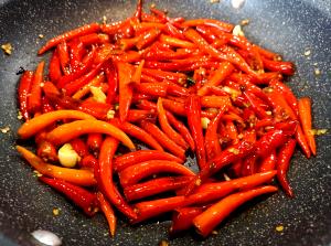 1 Tbsp Cooked Hot Peppers