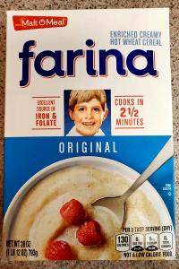 1 Tbsp Farina Cereal, Enriched, No Added Salt