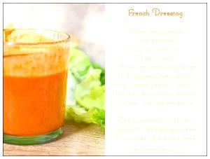 1 Tbsp French Salad Dressing (Home Recipe)