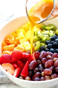 1 Tbsp Fruit Dressing (made with Fruit Juice and Cream)