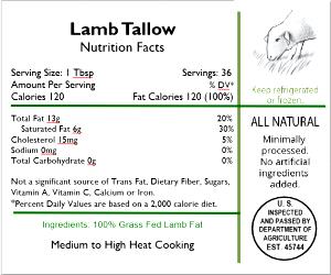 1 Tbsp Mutton Tallow