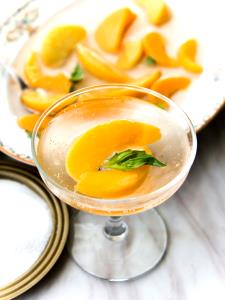 1 Tbsp Peach W/Sugar, Strained